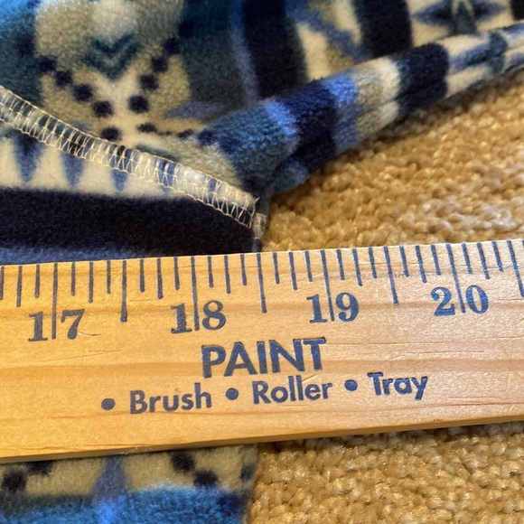 Eddie Bauer Quarter Zip L/S Cozycore Fleece blue White Size SMALL (2023) - Picture 7 of 10